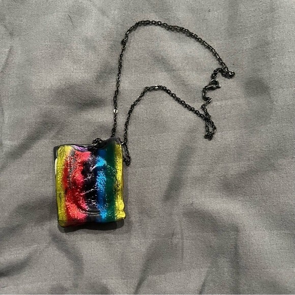 Multicolor Barbie Head Handmade Necklace - Picture 5 of 5